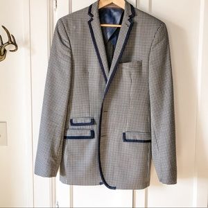 Ben Sherman sports coat with contrasting piping